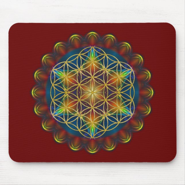 LIVSLÄPP / Blume des Lebens - Mandala III Musmatta (Framsidan)