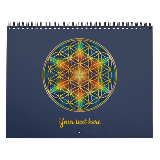 LIVSLÄPP - Fractal Blommar 1 Kalender (Omslag)
