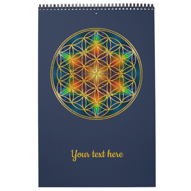LIVSLÄPP - Fractal Blommar 1 Kalender (Omslag)