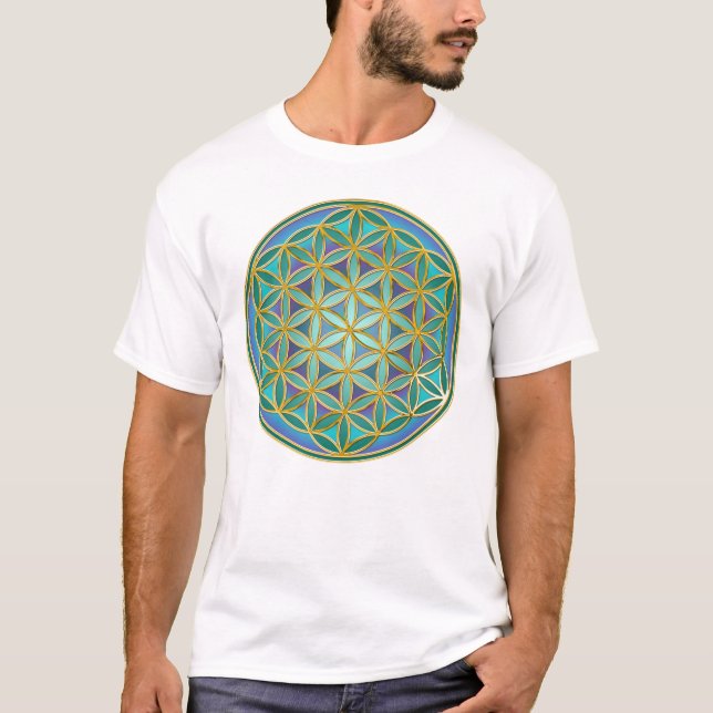 LIVSLÄPP - Helig Geometridesign 1 T Shirt (Framsida)