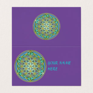 LIVSLÄPP - Helig Geometridesign 1 Visitkort