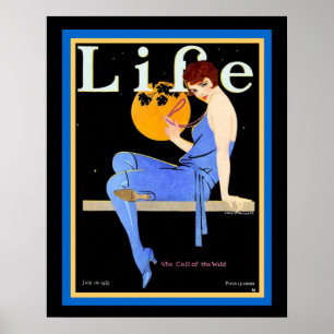 Livslapper i blått juli 1927 Poster 16 x 20