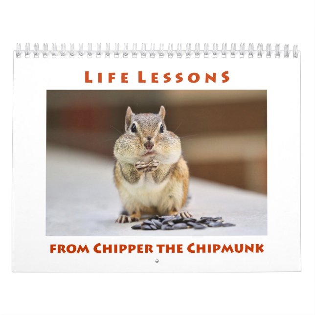 Livslättnader från Chipper i Chipmunk Calendar Kalender (Omslag)