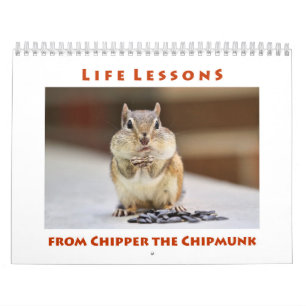 Livslättnader från Chipper i Chipmunk Calendar Kalender