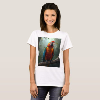 Livslevande Färgrik Ararapapegoja Dam T-Shirt