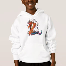 Livslevande mytisk drakillustration T-shirt