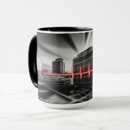 Livsline för läkning: The Pulse of Life-mugg Mugg