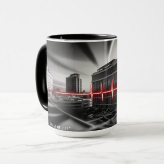 Livsline för läkning: The Pulse of Life-mugg Mugg