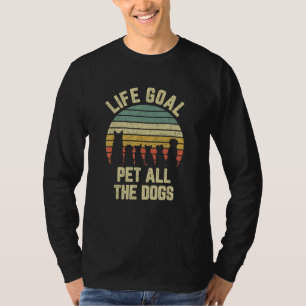 Livsmål Kela Alla Hundar Rolig Hundägare T Shirt