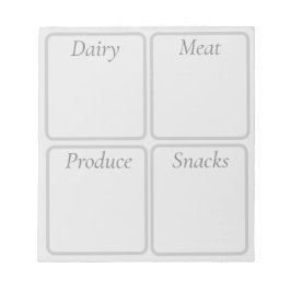 livsmedel anteckningsblock