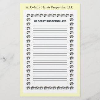 Livsmedel-anteckningsblock - design 4