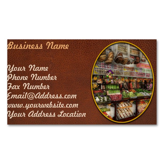 Livsmedel - Edward Neumann Produktions Section 190 Visitkortmagnet (Framsida)