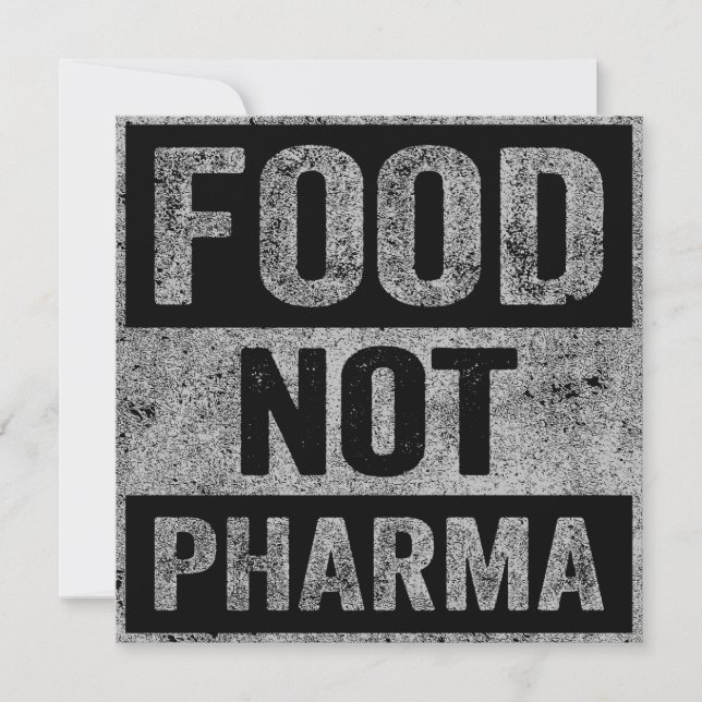 Livsmedel, ej Pharma Naturlig organisk kost Inbjudningar (Framsida)
