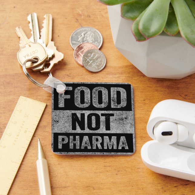 Livsmedel, ej Pharma Naturlig organisk kost Nyckelring (Skrivbord)