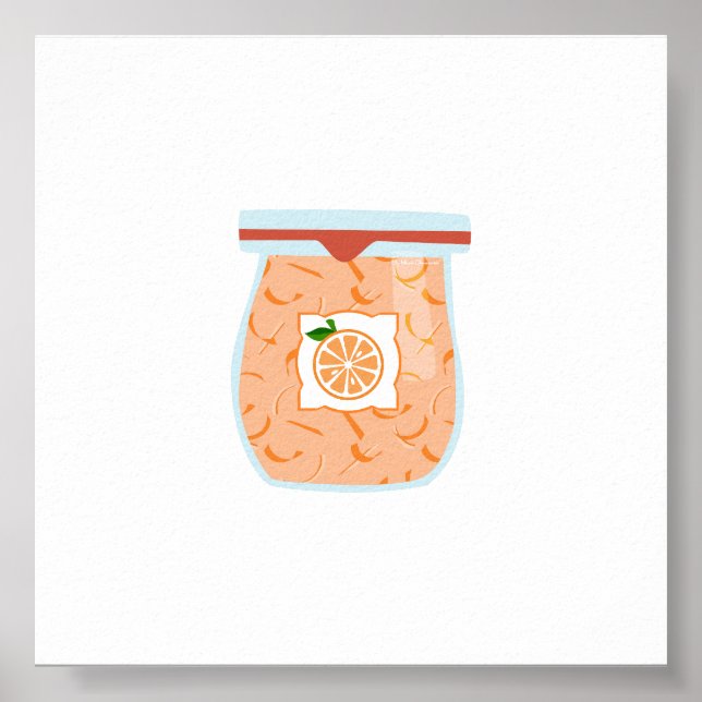 Livsmedel för konservering - Marmalade Poster (Framsidan)