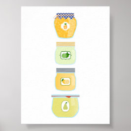 Livsmedel för konservframställning - blandat Sylt Poster