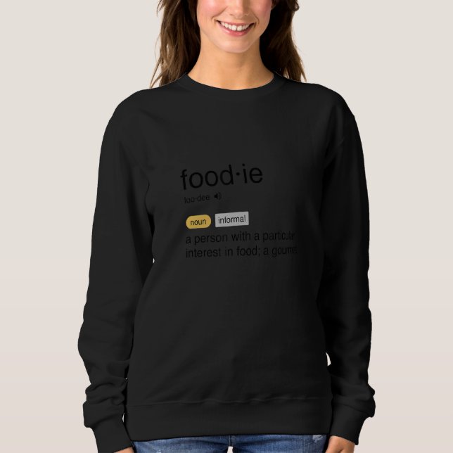 Livsmedel för tankefrihet (Foodie Definition) T Shirt (Framsida)