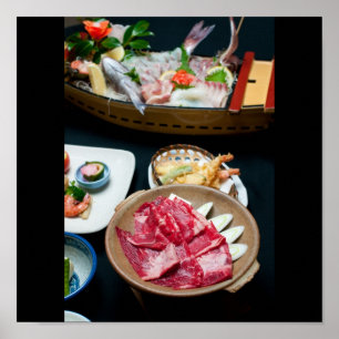 Livsmedel i Japan, japanska livsmedel Poster