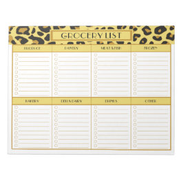 Livsmedel-inköpslista Anteckningsblock