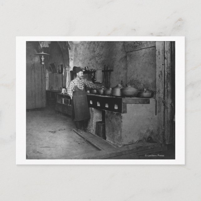 Livsmedel kokta i turkiskt restaurangfoto vykort (Framsida)