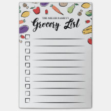 Livsmedel-lista för dockningsruta