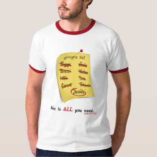 Livsmedel listar t-shirt