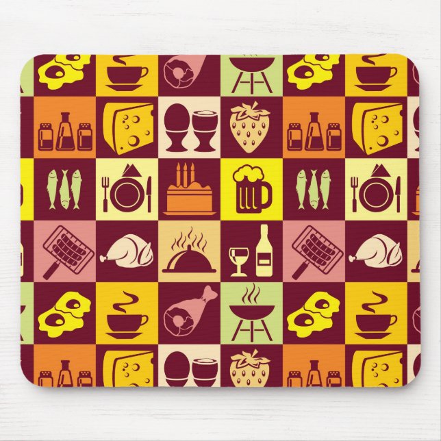 Livsmedel Mönster Musmatta (Framsidan)