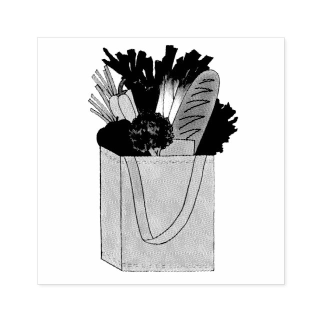 Livsmedel som säljer frukt på världsmarknaden stämpel (Tryck)