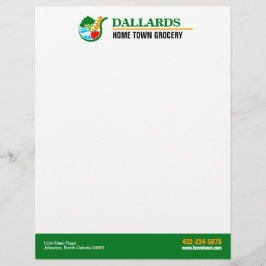 Livsmedel Store Brevhuvud