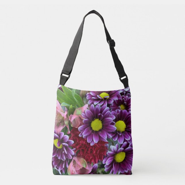 Livsmedel Store Flowers Tote Axelväska (Framsida)