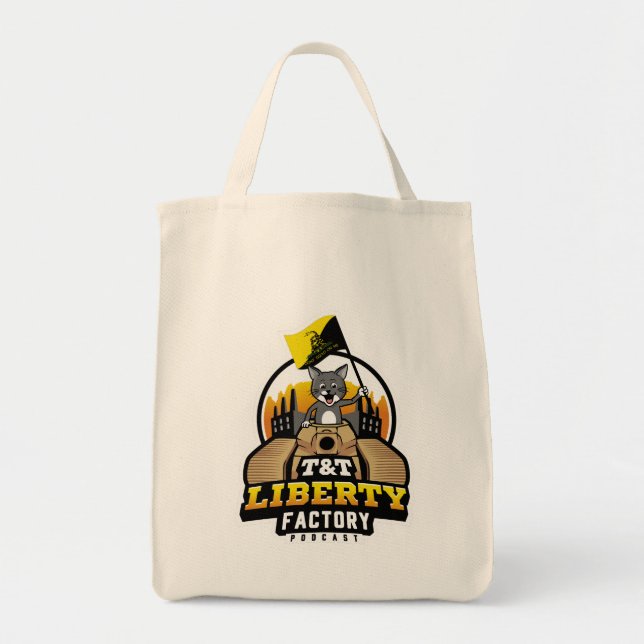 Livsmedel Tote Bag av T&T Liberty Factory Tygkasse (Framsidan)