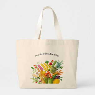 Livsmedel Tote Bag Jumbo Tygkasse