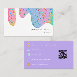 Livsmedels Catering QR-kod Visitkort