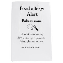 Livsmedelsallergi, lägg till namn-text, matvaror i