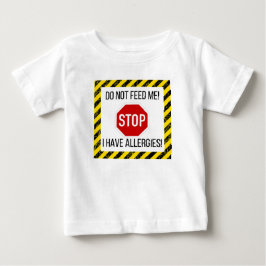 Livsmedelsallergier småbarn och baby t-shirt