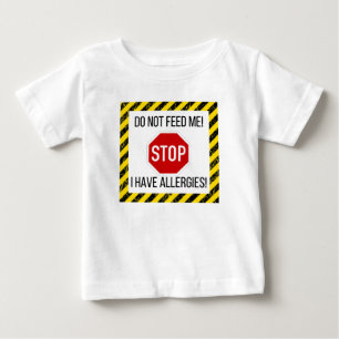Livsmedelsallergier småbarn och baby t-shirt
