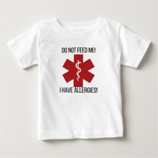 Livsmedelsallergier småbarn och baby t-shirt