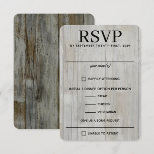 Livsmedelsalternativ för Rustic Black Forest OSA Kort