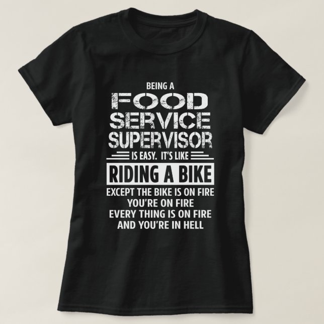 Livsmedelsansvarig T Shirt (Design framsida)
