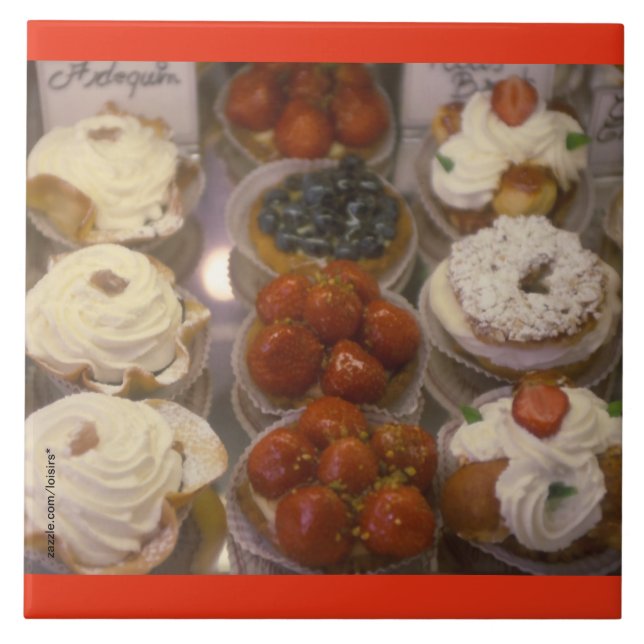 Livsmedelsbricka Kakelplatta (Framsidan)