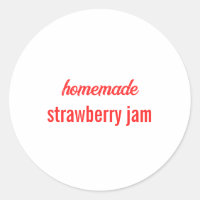 Livsmedelsetiketter Canning Burk Strawberry Sylt S