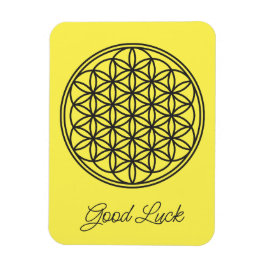 LIVSMEDELSFLÖDE - Helig Geometrisymbolöversikt 1 Magnet