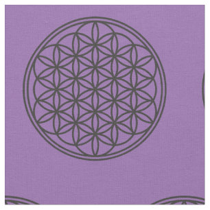 LIVSMEDELSFLÖDE - Helig Geometrisymbolöversikt 1 Tyg