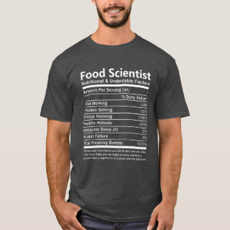 Livsmedelsforskare Näringsmässig Och Obestridlig T Shirt