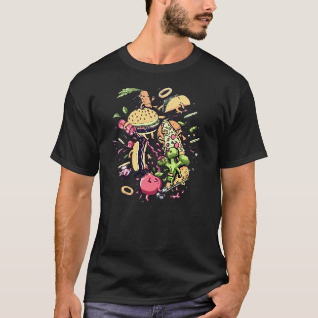 Livsmedelskrig T Shirt (Framsida)
