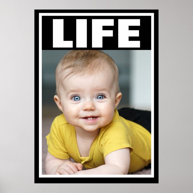 LIVSMEDELSLIV FÖR SMILJÖLNING I BABY POSTER (Framsidan)
