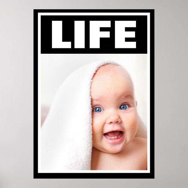 LIVSMEDELSLIV FÖR SMILJÖLNING I BABY POSTER (Framsidan)