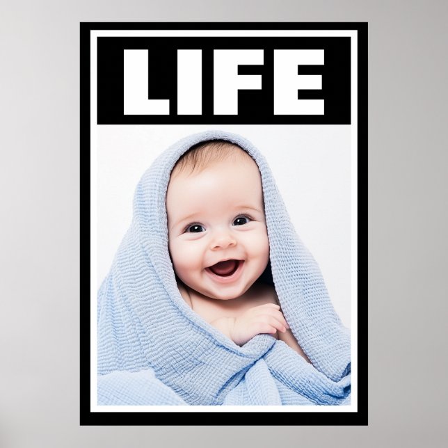 LIVSMEDELSLIV FÖR SMILJÖLNING I BABY POSTER (Framsidan)