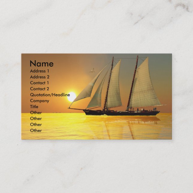 LIVSMEDELSLJUSETS AFFÄRSKORT VISITKORT (Framsida)