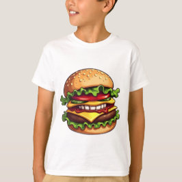 Livsmedelsmonster EVIL BACON CHEESEBURGER T Shirt